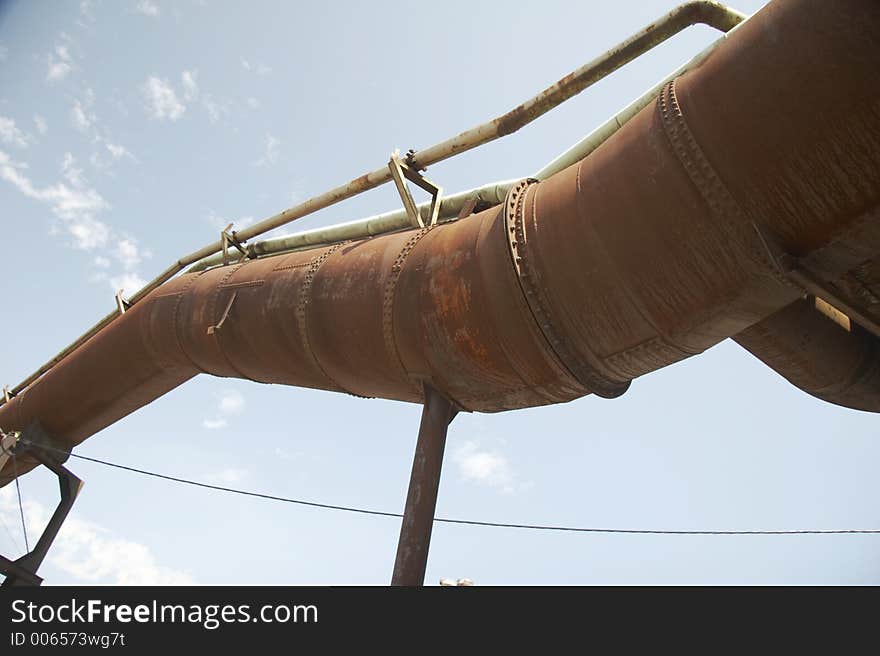 Details from an old blast furnace that is out of commission since many years, germany. Details from an old blast furnace that is out of commission since many years, germany