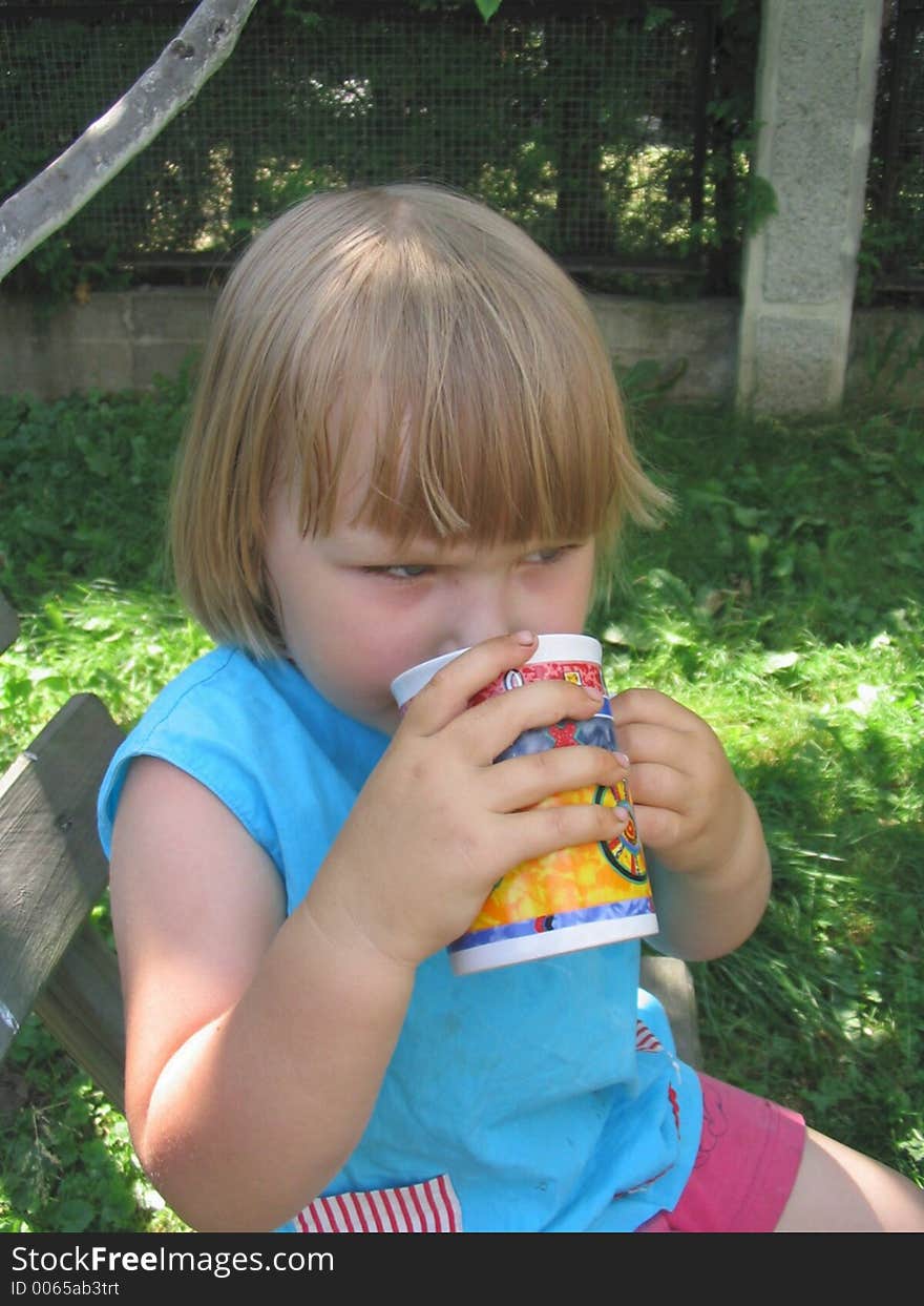 Girl Drinking