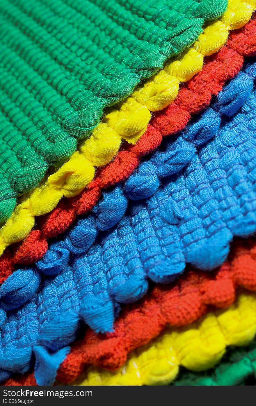 Colorful woven material. Colorful woven material