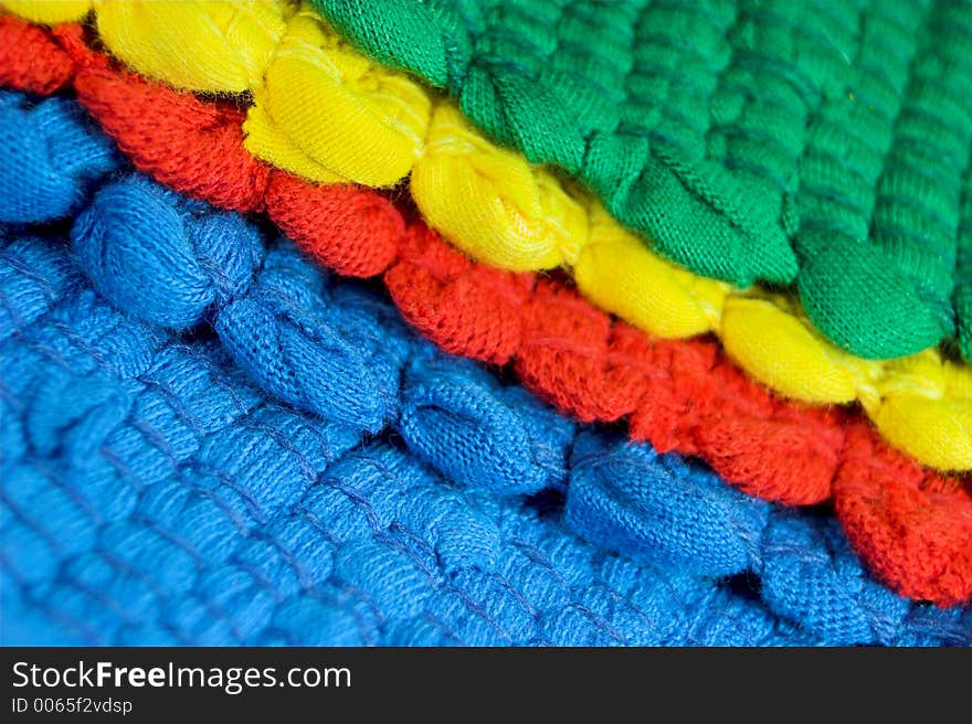 Colorful woven material. Colorful woven material