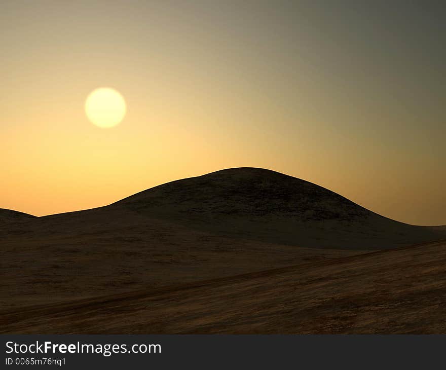 A Mountain landscape. A Mountain landscape.