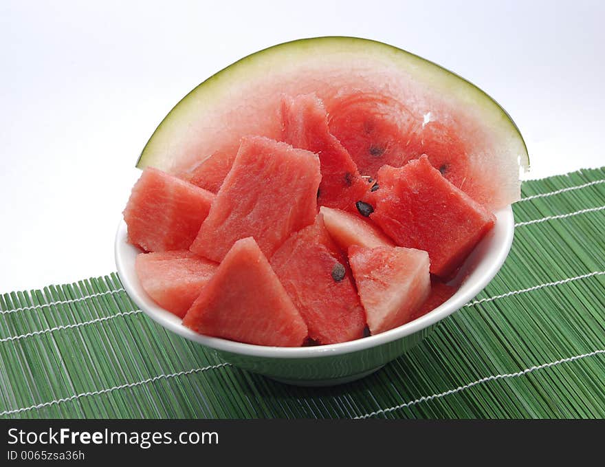 Watermelon in bol