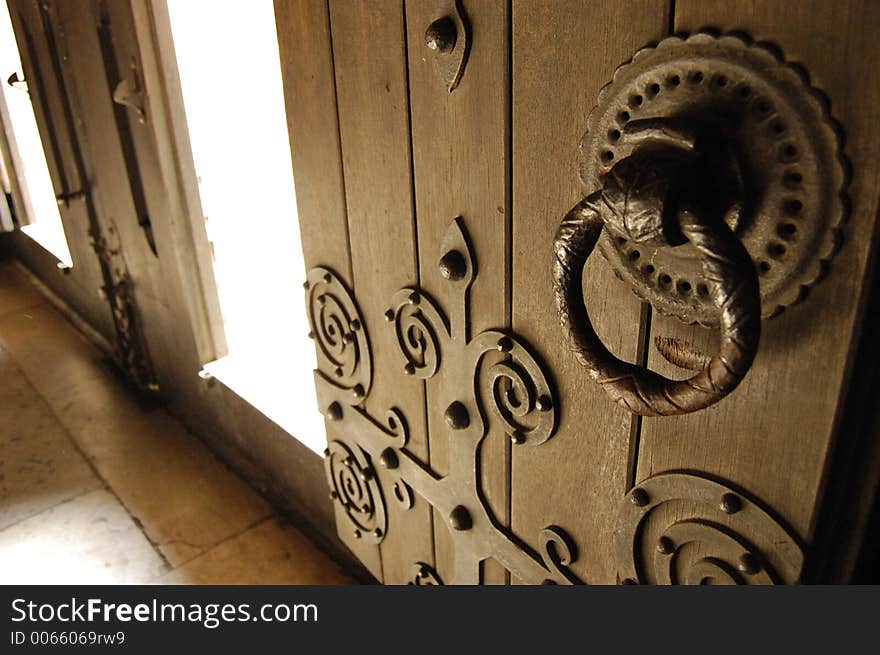 Door of the cathedral