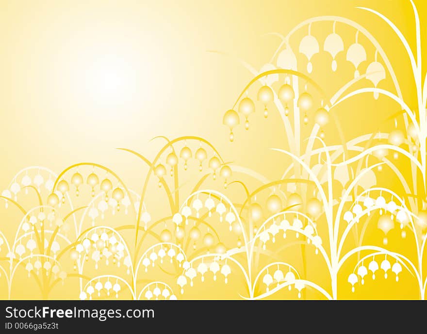 Abstract floral background, vector