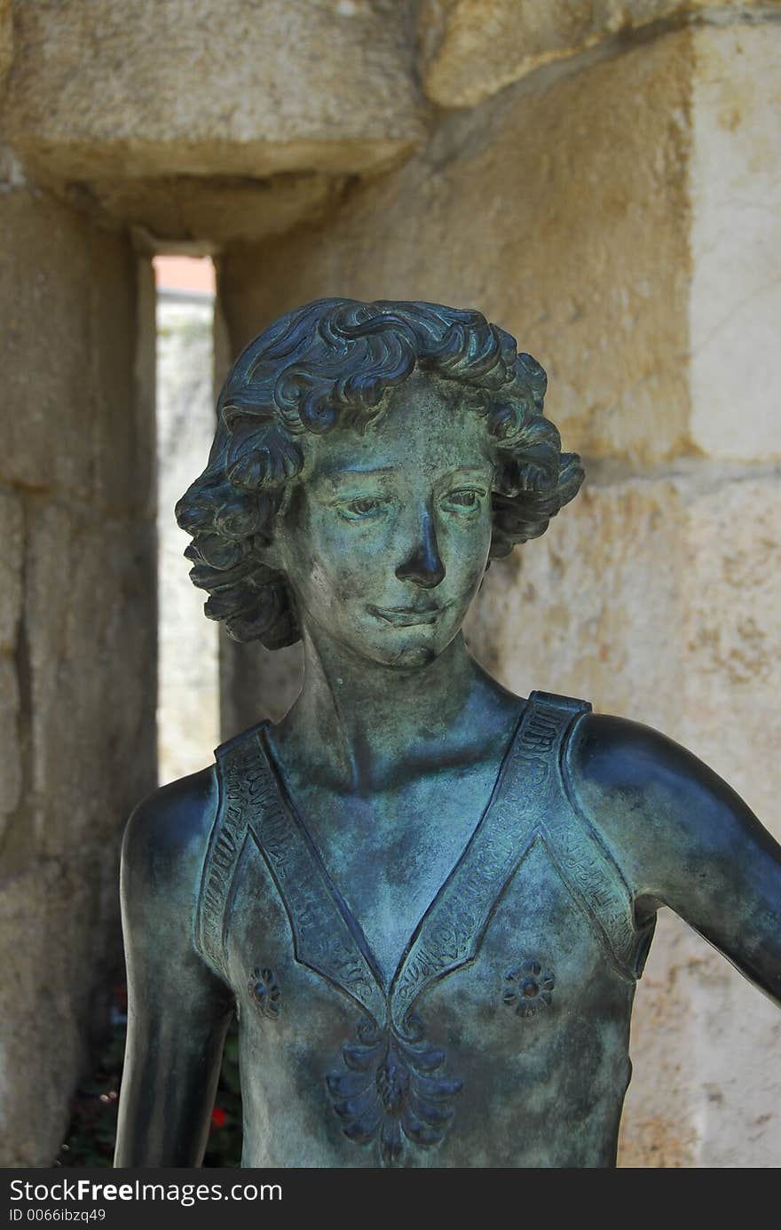 King David statue Citadel Old City Jerusalem Israel