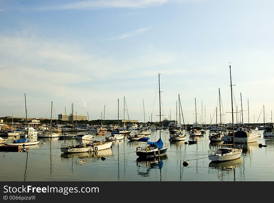 Yachts docked in Manila Bay, Philippines. Yachts docked in Manila Bay, Philippines