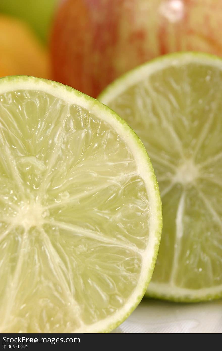 Close-up Of Lime Slice 4