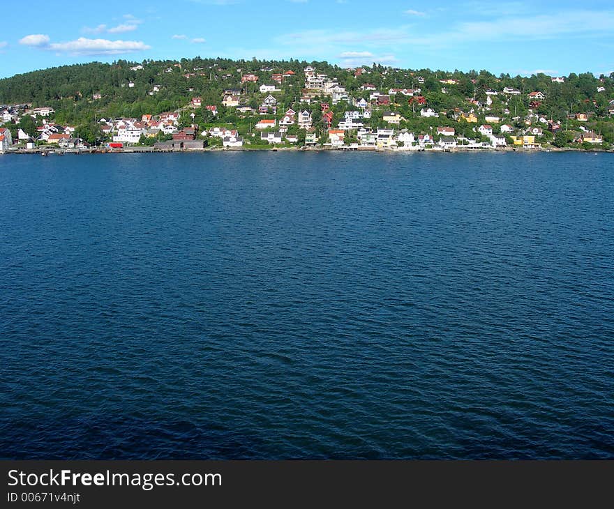 Drøbak in The Oslofjord.