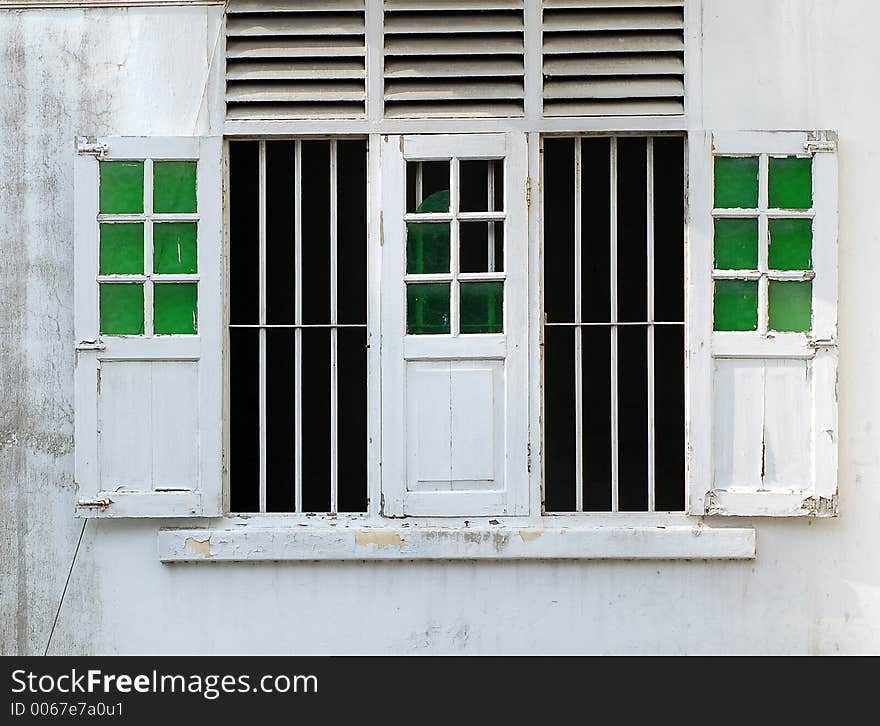 Wooden panel window 2