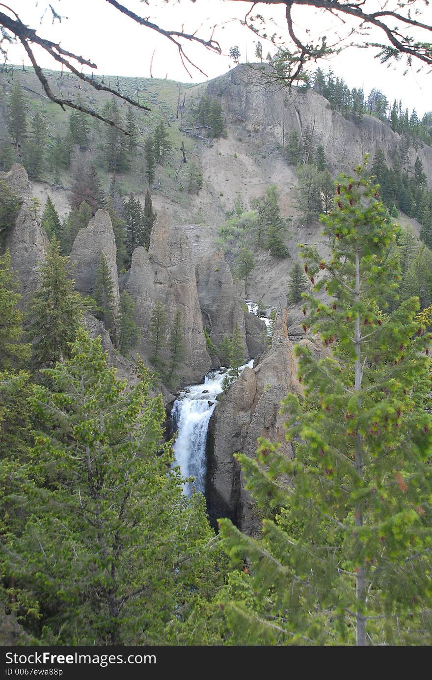 Tower Waterfall at Yellowstone.