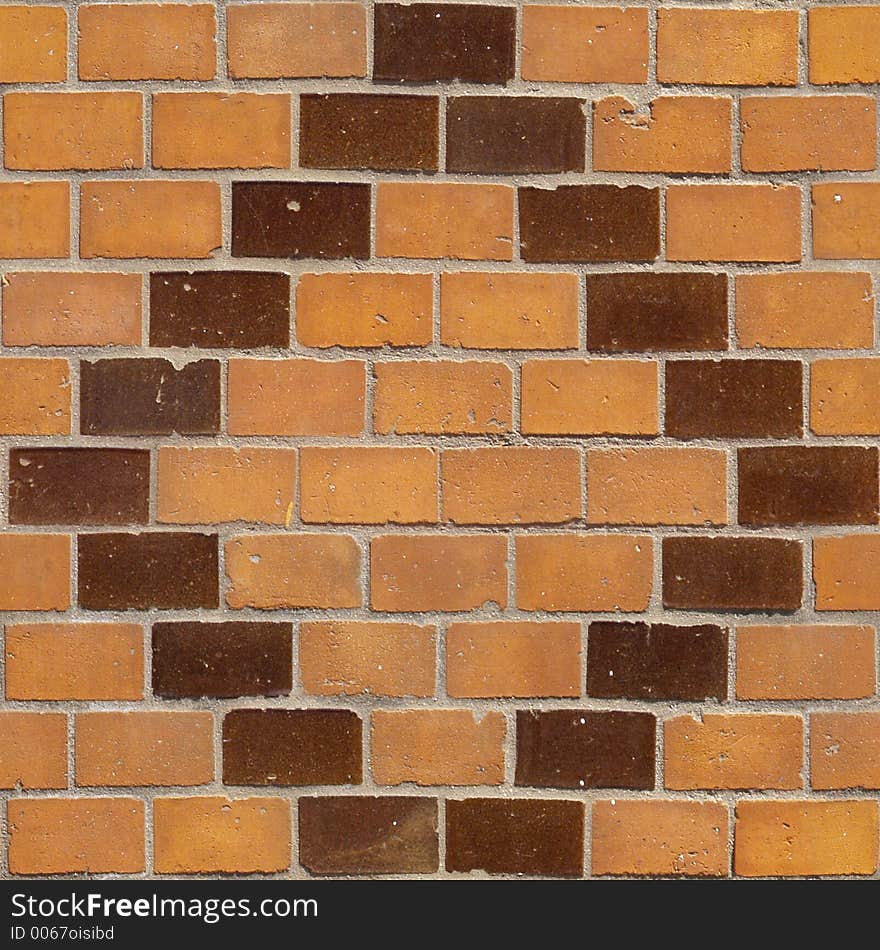 Seamless photo of an ornamented brick wall, early 19th century. Seamless photo of an ornamented brick wall, early 19th century.