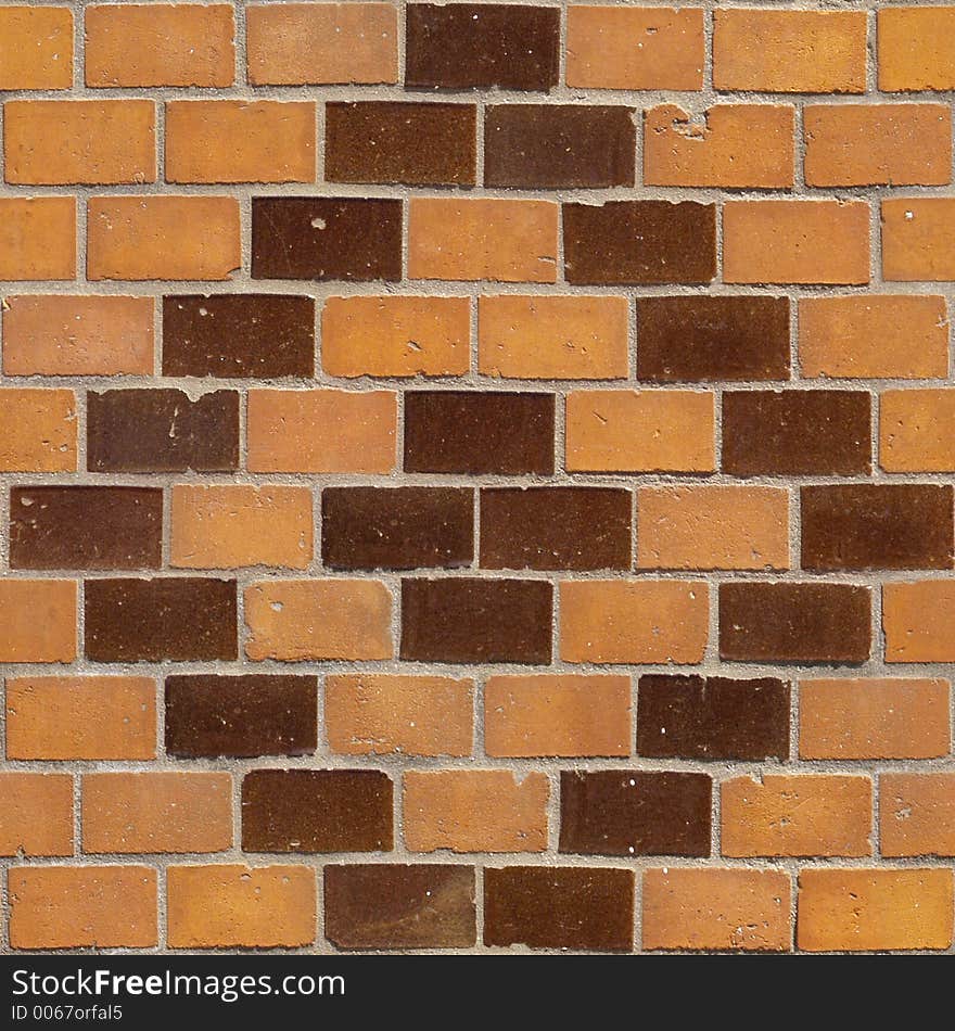 Seamless photo of an ornamented brick wall, early 19th century. Seamless photo of an ornamented brick wall, early 19th century.