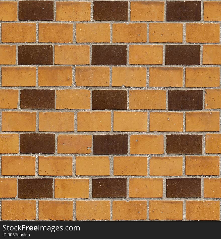 Seamless photo of an ornamented brick wall, 19th century. Seamless photo of an ornamented brick wall, 19th century.