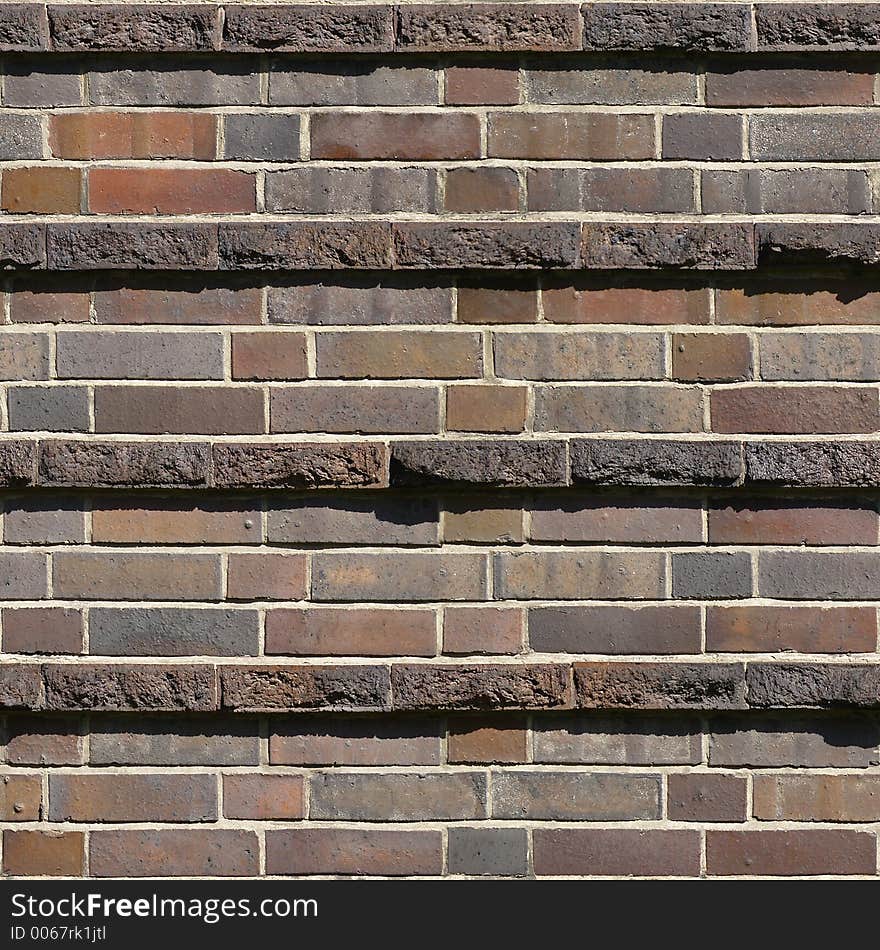 Seamless photo of an ornamented brick wall, 1920ies. Seamless photo of an ornamented brick wall, 1920ies.