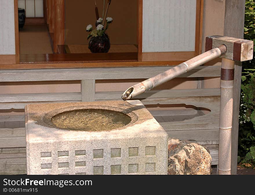 Asian Tea House Fountain