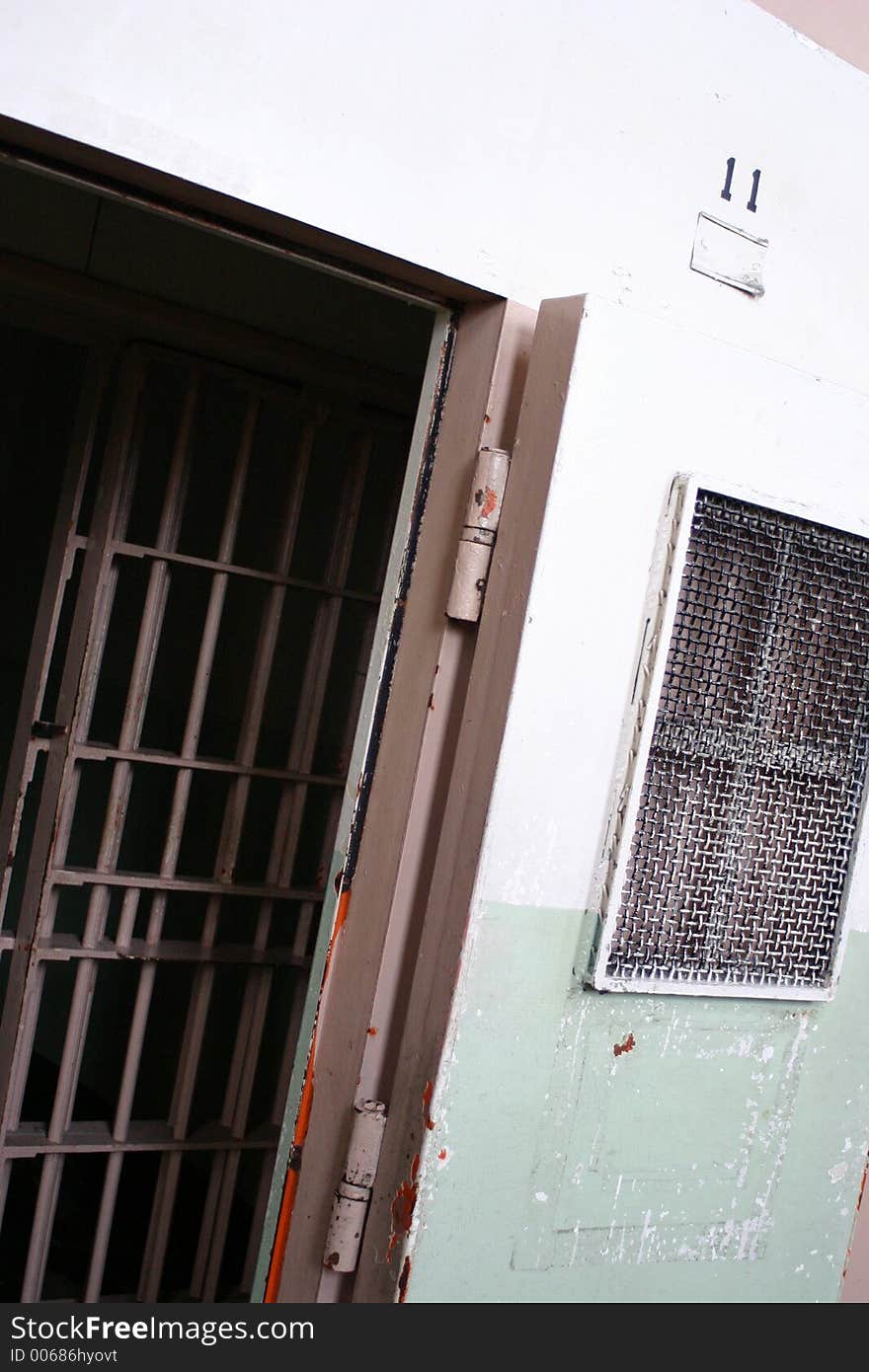 Alcatraz prison cells