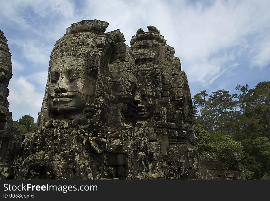 Face Tower in Bayon