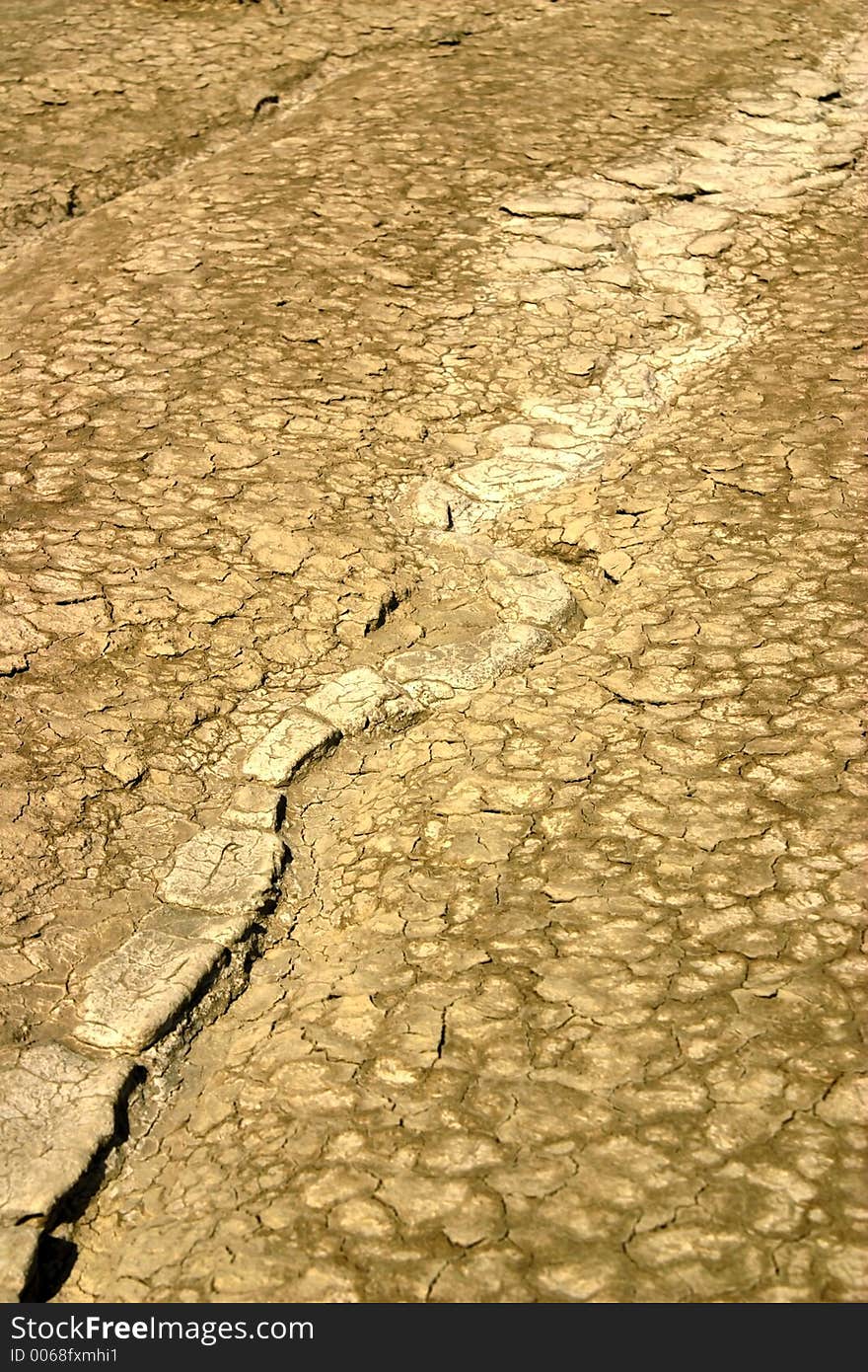 Mud shapes from Mud Volcanoes - Buzau, Romania (unique geological phenomenon in Europe where the earth gas reaches the surface thrhu hills makeing small Mud volcanoes)