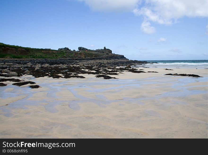 Sandy Beach in St Ives