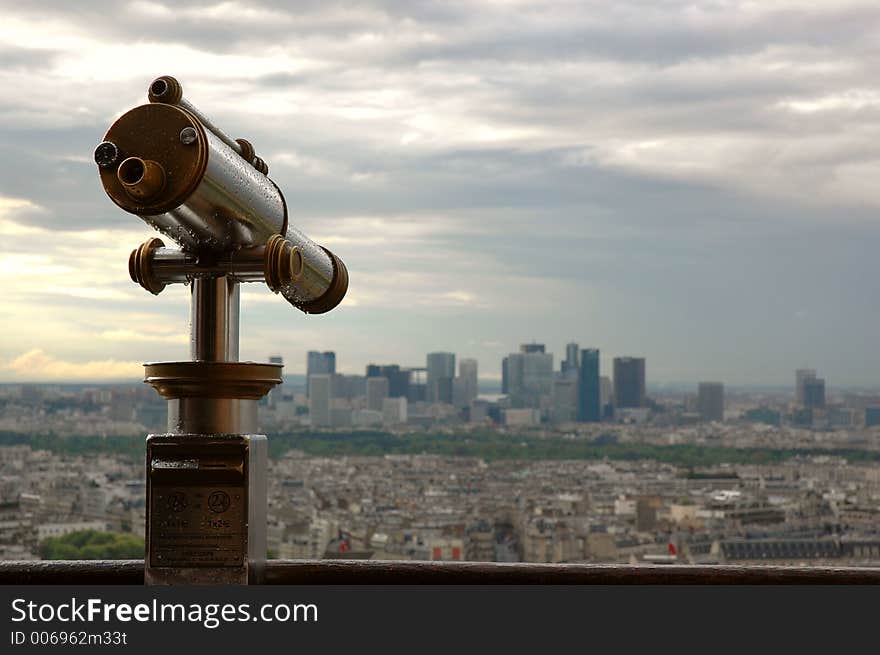 View of Paris from the Eiffel Tower