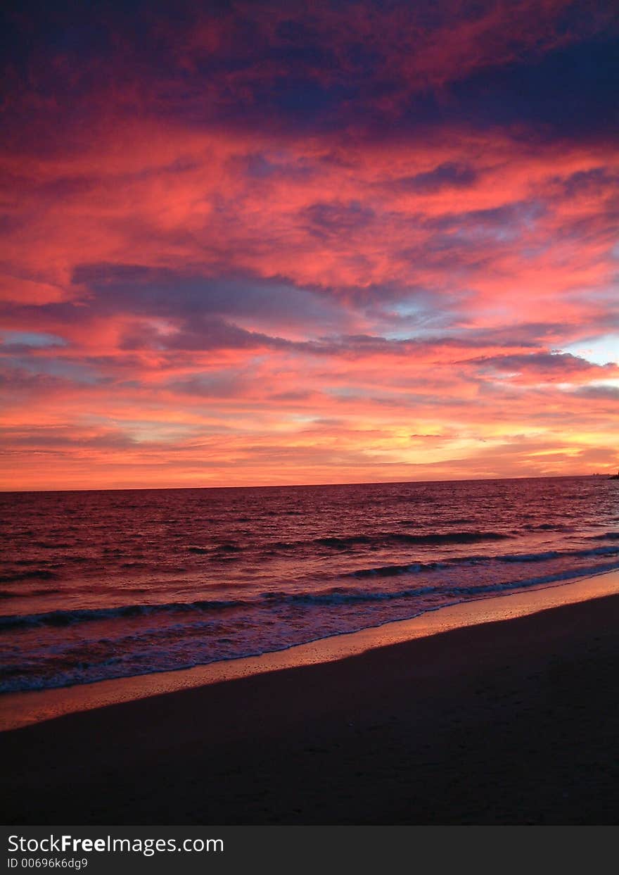 Sunset in catalonia