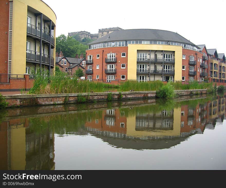 Canalside view. Canalside view