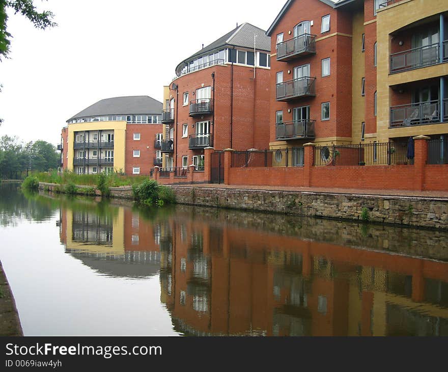 Canalside view. Canalside view