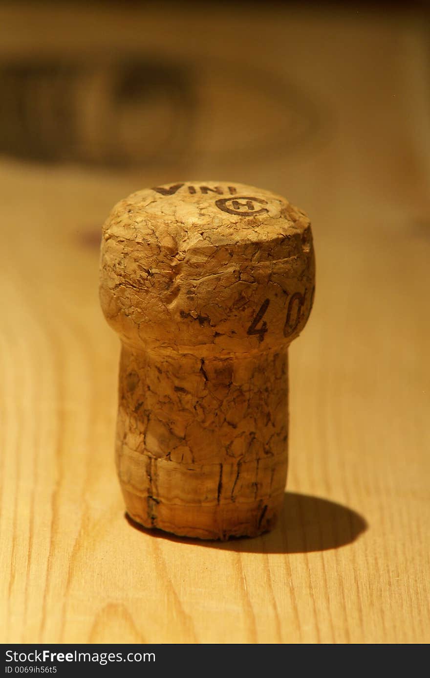 Cork of a champagne-bottle. Cork of a champagne-bottle