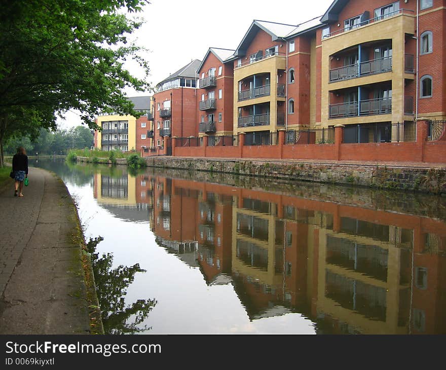 Canalside view. Canalside view