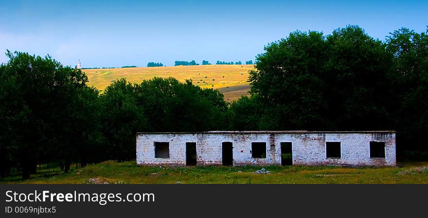 Abandoned building. Abandoned building