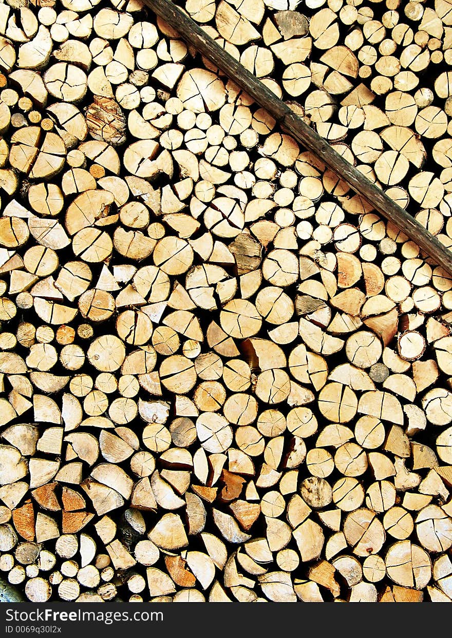 Cut wood stock