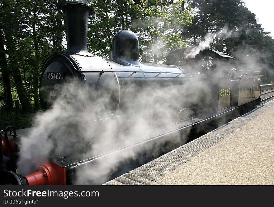 Engine under steam