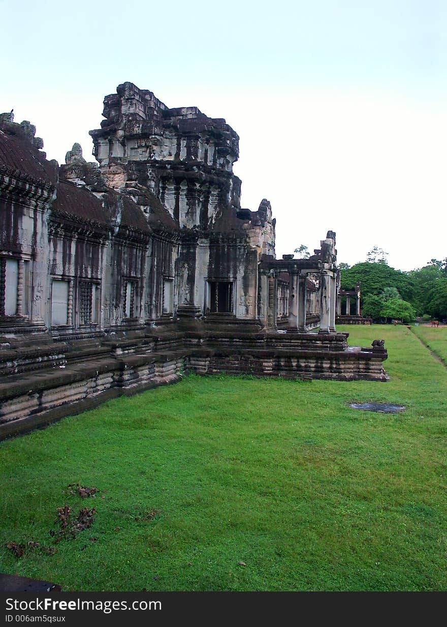 Cambodia temples - angkor wat - tourist site. Cambodia temples - angkor wat - tourist site