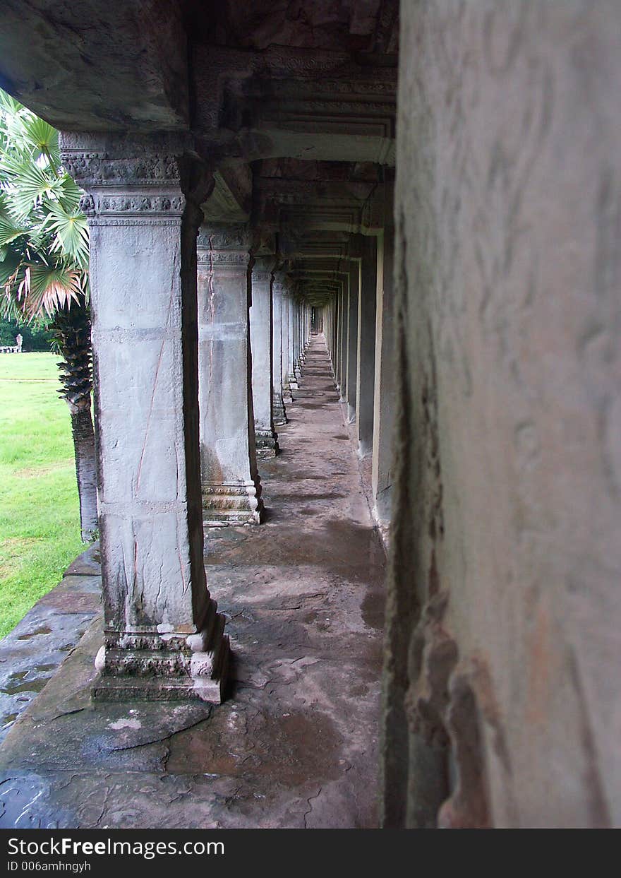 Cambodia temples - angkor wat - tourist site. Cambodia temples - angkor wat - tourist site