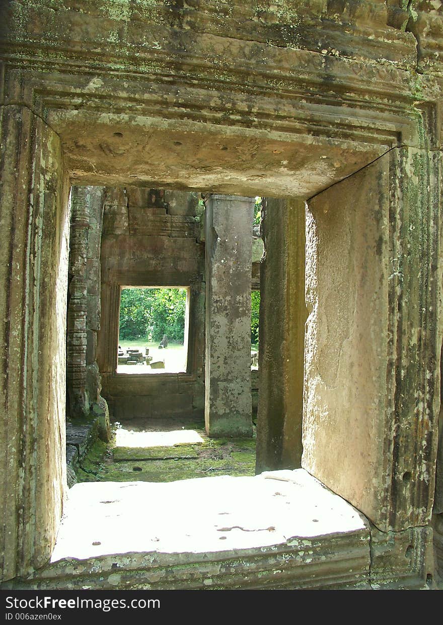 Cambodia temples - angkor wat - tourist site. Cambodia temples - angkor wat - tourist site