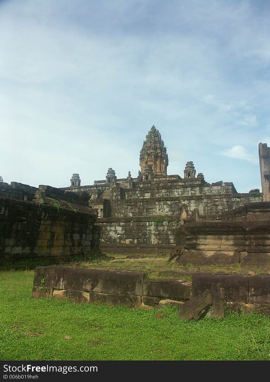 Cambodia temples - angkor wat - tourist site. Cambodia temples - angkor wat - tourist site