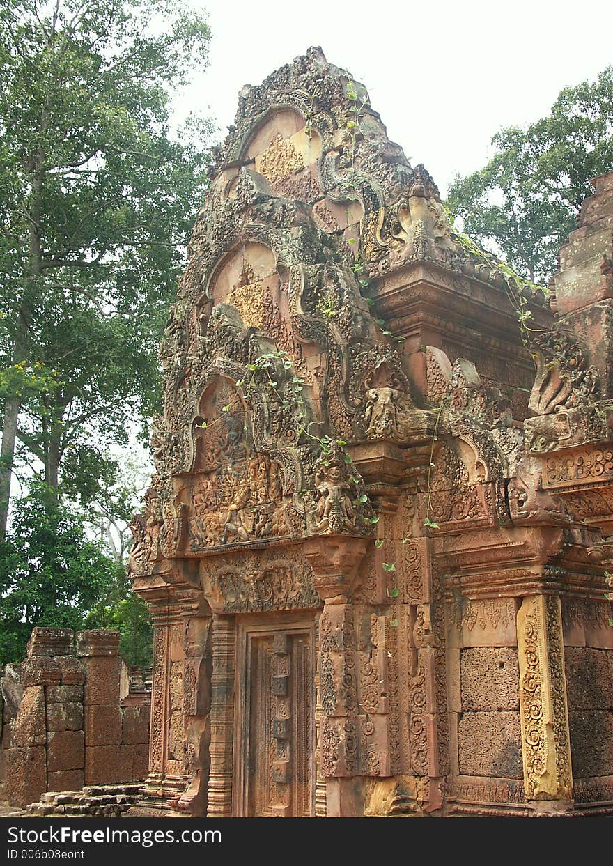 Cambodia temples - angkor wat - tourist site. Cambodia temples - angkor wat - tourist site