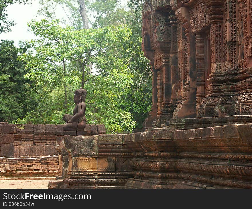 Cambodia temples - angkor wat - tourist site. Cambodia temples - angkor wat - tourist site