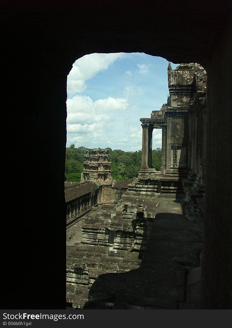 Cambodia temples - angkor wat - tourist site. Cambodia temples - angkor wat - tourist site