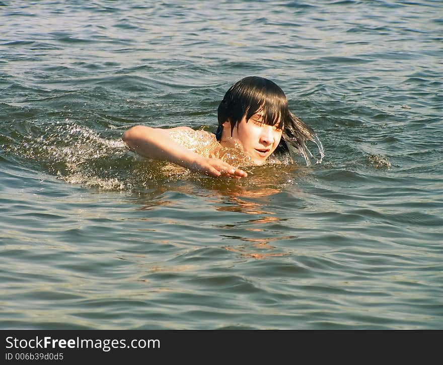 Boy In Water