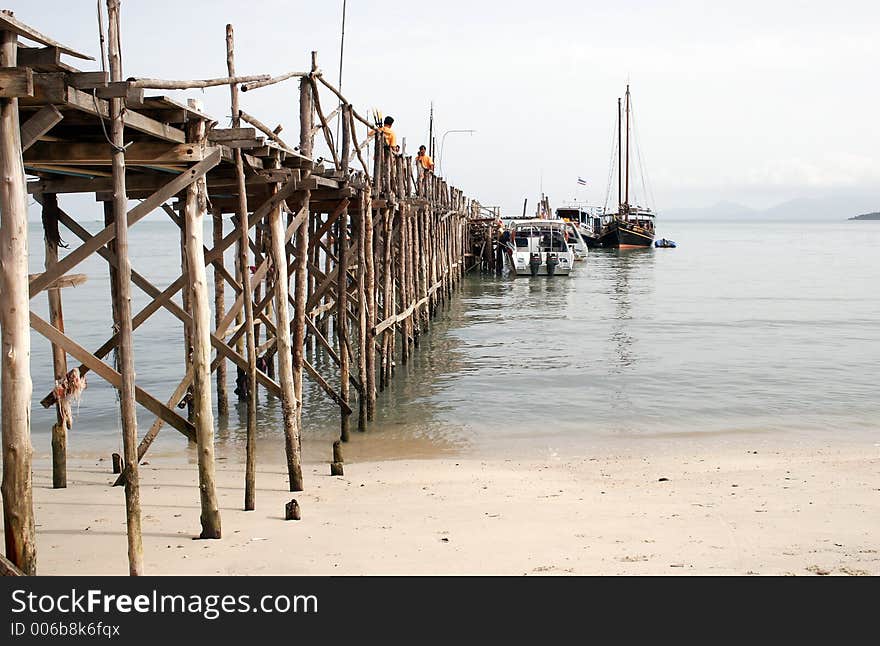 Phetcharat Marina on the coast of Koh Samui, Thailand. Phetcharat Marina on the coast of Koh Samui, Thailand