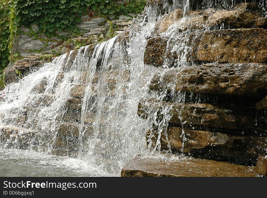 Waterfall Frozen in Motion