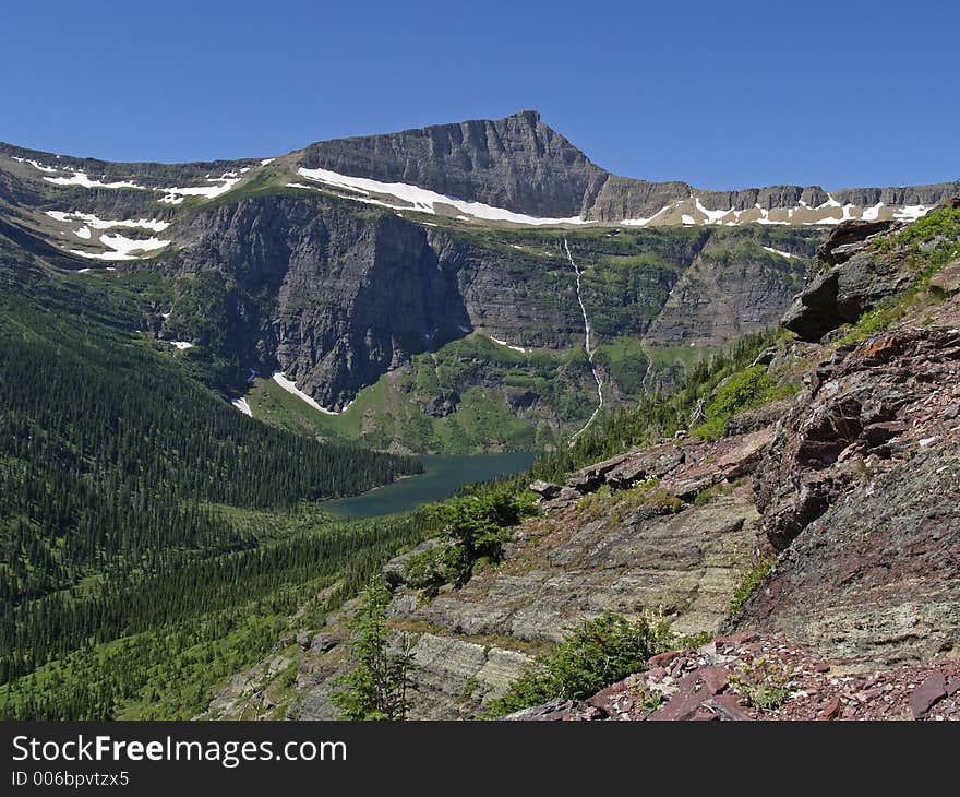 View From Triple Divide Pass Trail