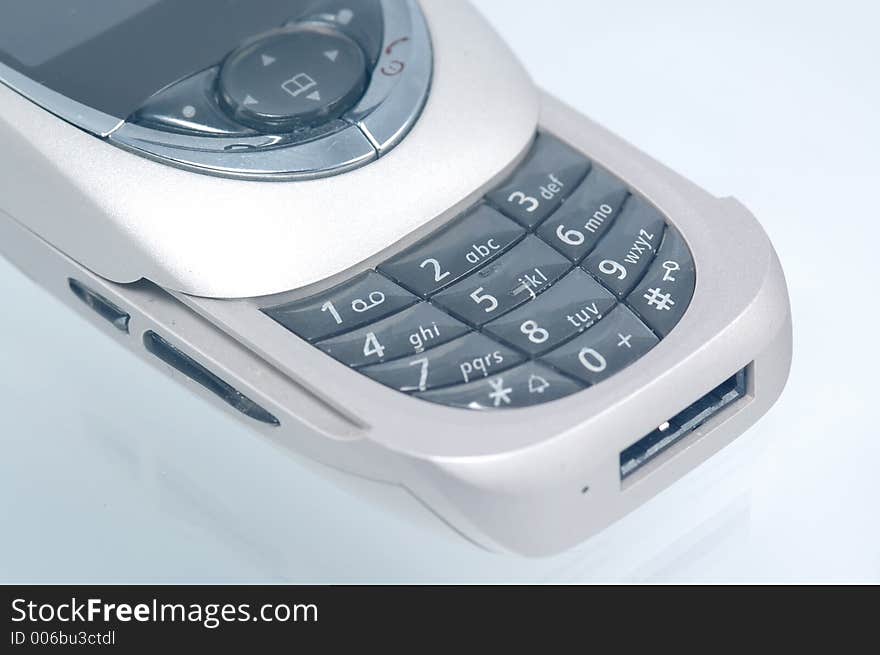 Slide silver cell/mobile phone