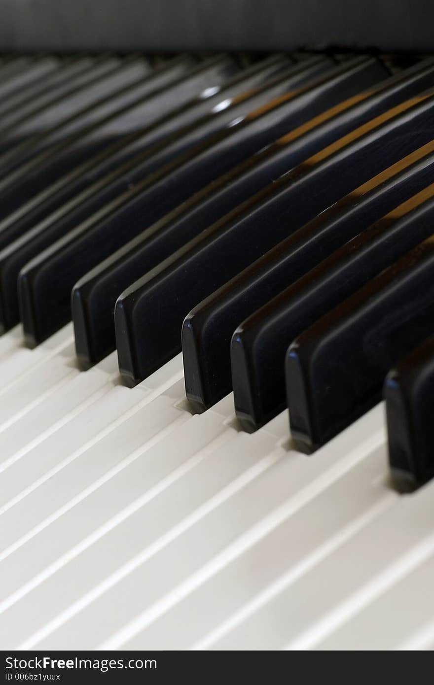 Closeup of White and Black Electric Piano (Keyboard) Keys. Closeup of White and Black Electric Piano (Keyboard) Keys