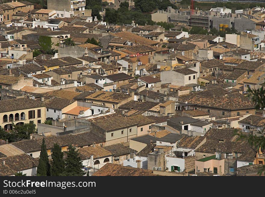 Spanish rooftops