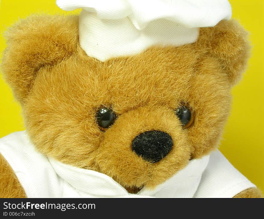 Chef Teddy Bear Is Serious