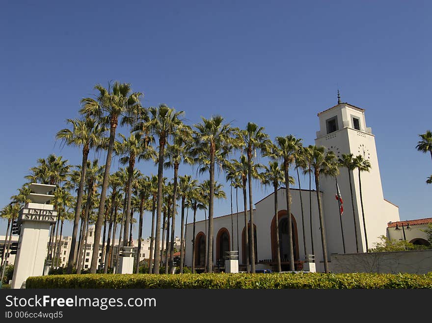 Los Angeles, Ca, Train station