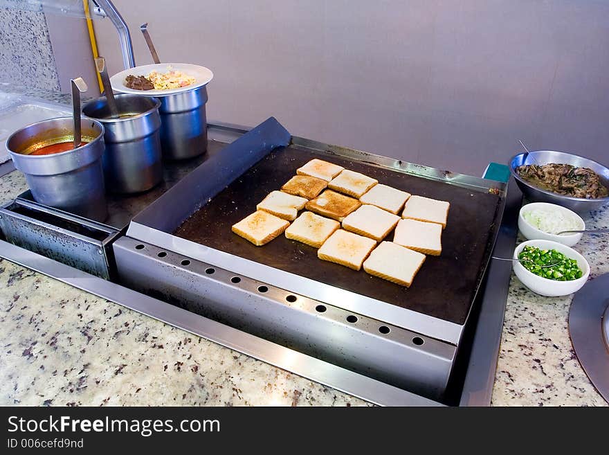 Bread in kitchen