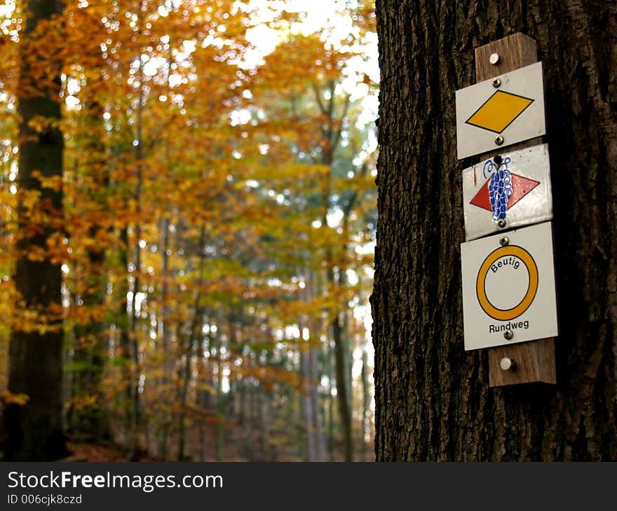 Trail sign